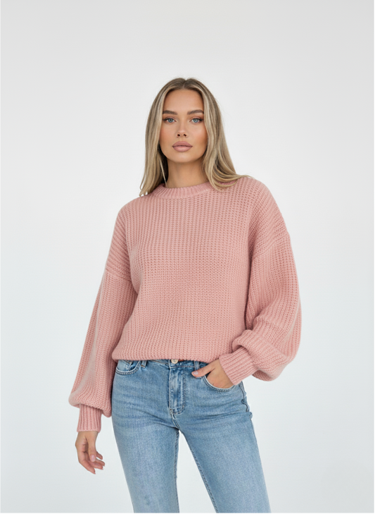 Montarello SoftWaves Knit Sweater – Pastel Yellow