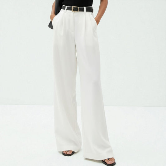 Montarello LuxeTailor High-Waisted Wide-Leg Trousers