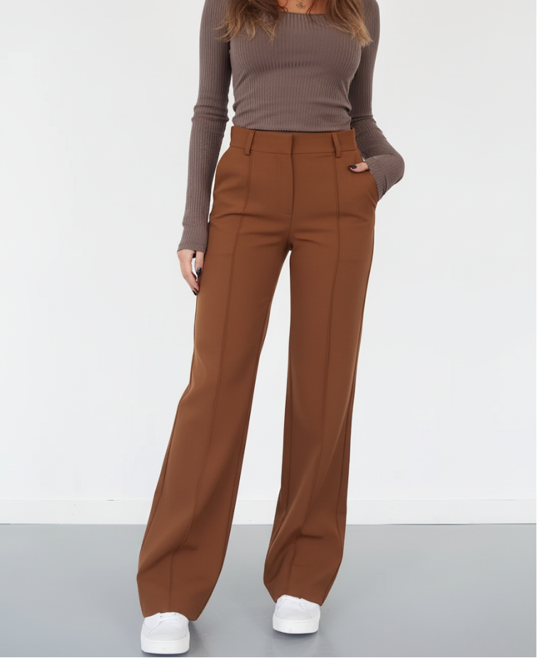 Montarello SculptFit Tailored Wide-Leg Pants