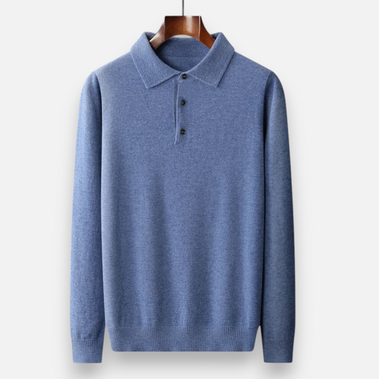 Montarello Merino Polo Wool Sweater