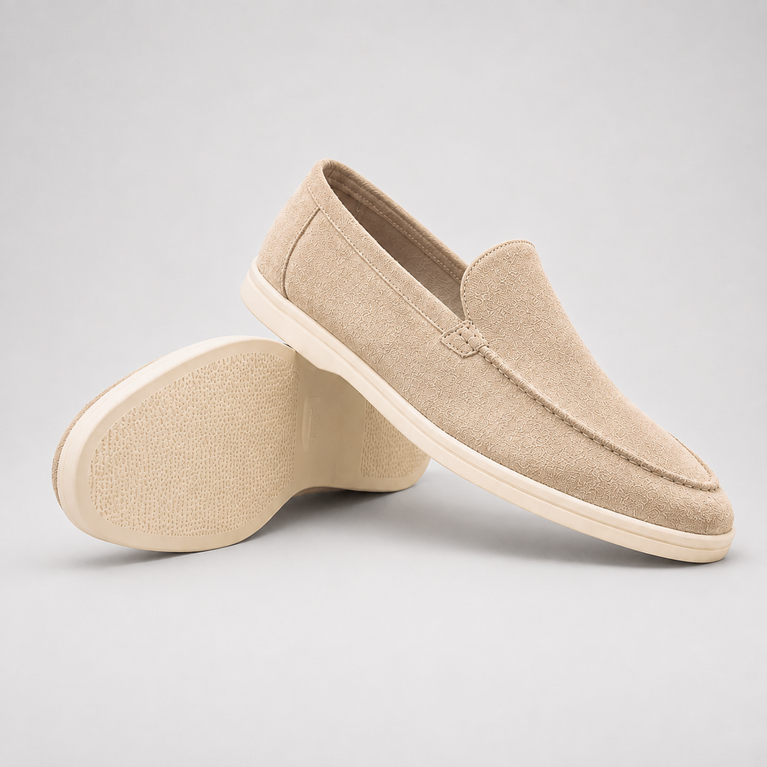 Montarello Men's Suede-Look Slip-On Loafers