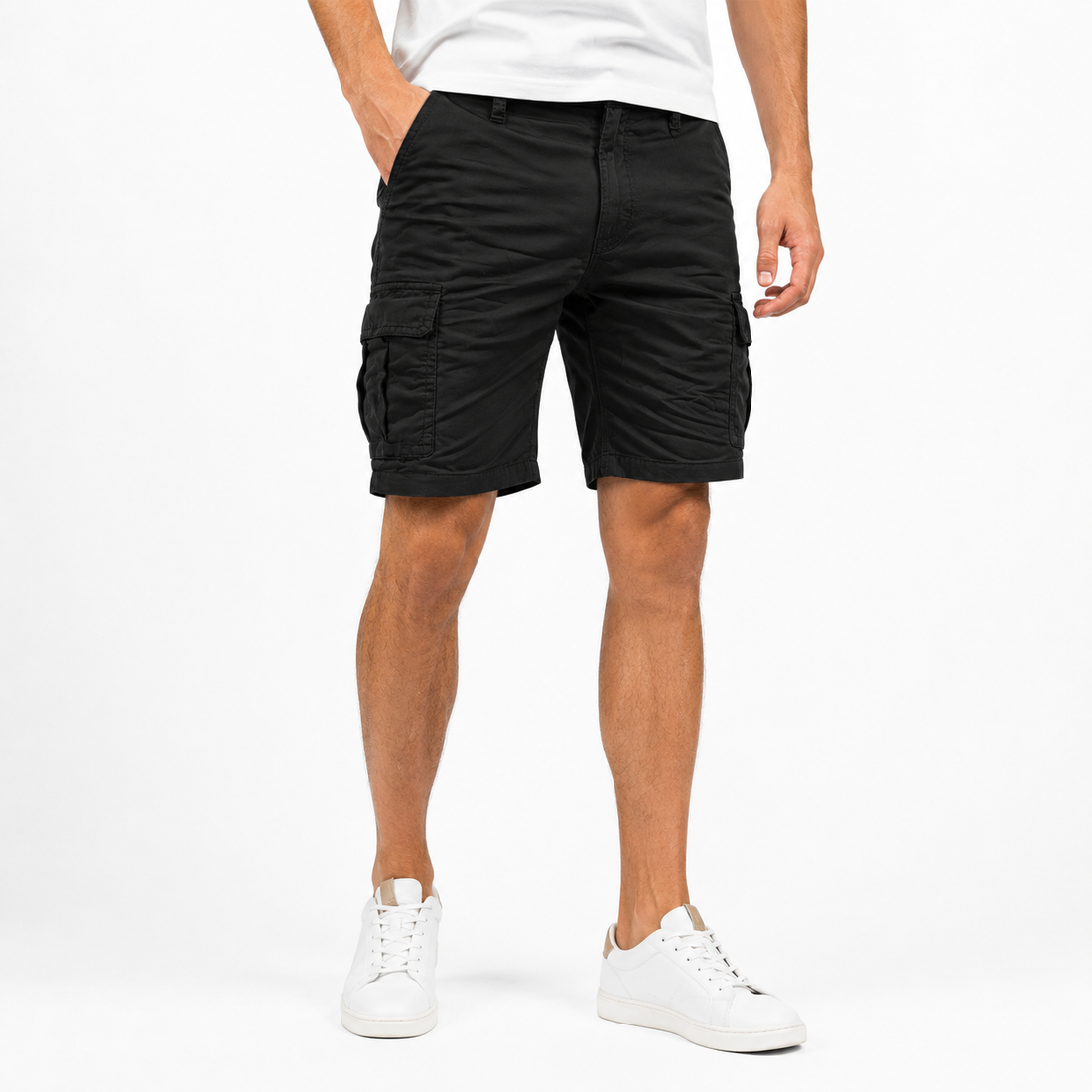 Montarello Men's Utility Cargo Multi-Pocket Lightweight Summer Shorts
