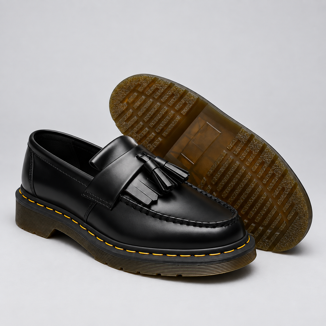 Montarello Men's Leather-Look Tassel Loafers