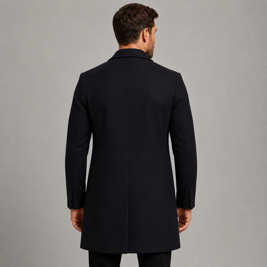 Montarello Men's Tailored Overcoat