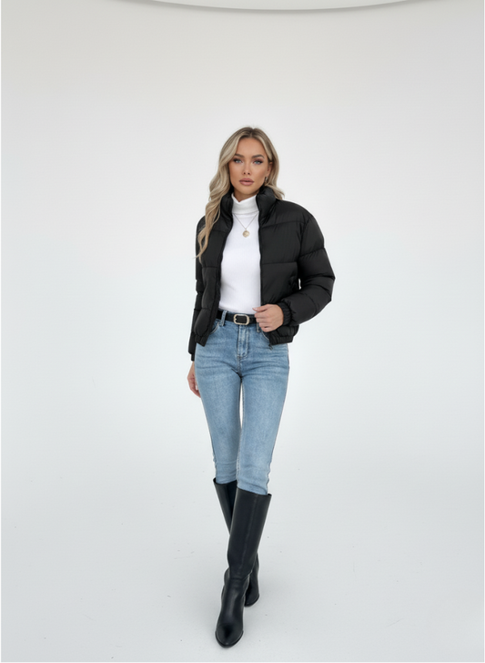 Montarello UrbanCloud Puffer Jacket – Black