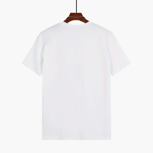 Męski t-shirt Montarello z krótkim rękawem i okrągłym dekoltem