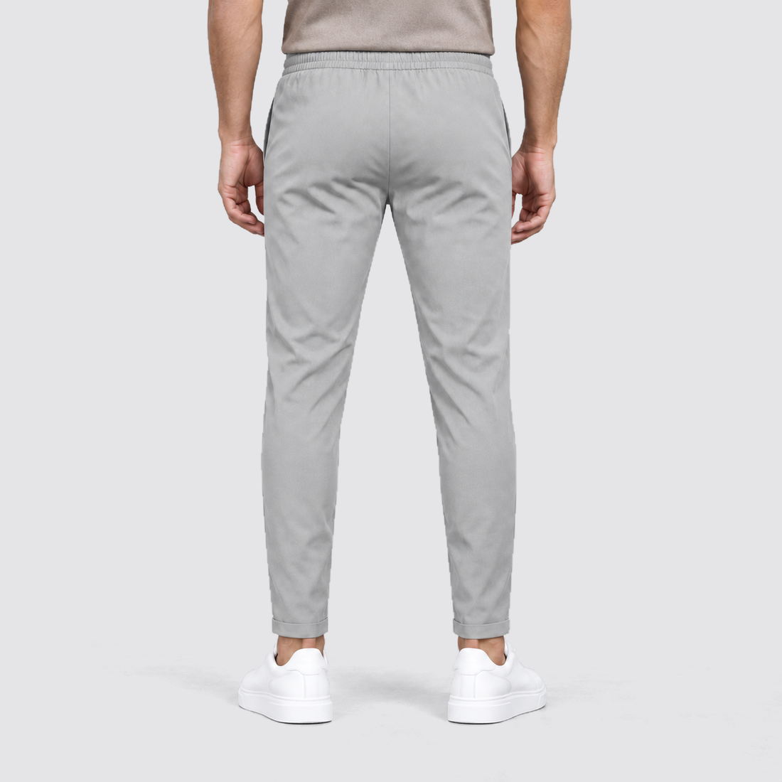 Montarello drawstring trousers - Grey - rear