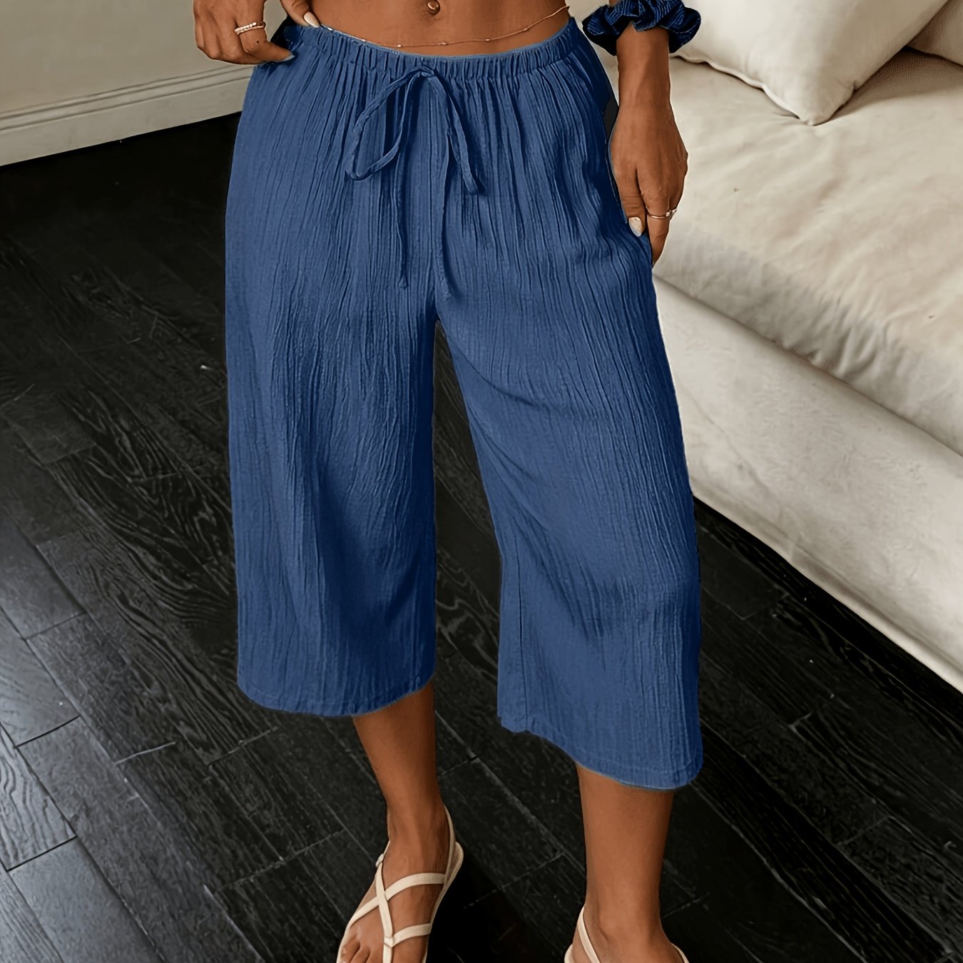 Montarello Wide-Leg Women's Cropped Trousers
