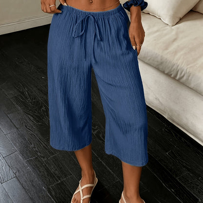 Montarello Wide-Leg Women's Cropped Trousers