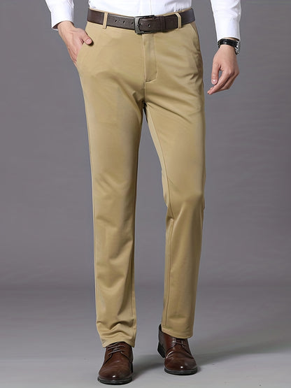 Montarello Men's Formal Trousers Straight Leg