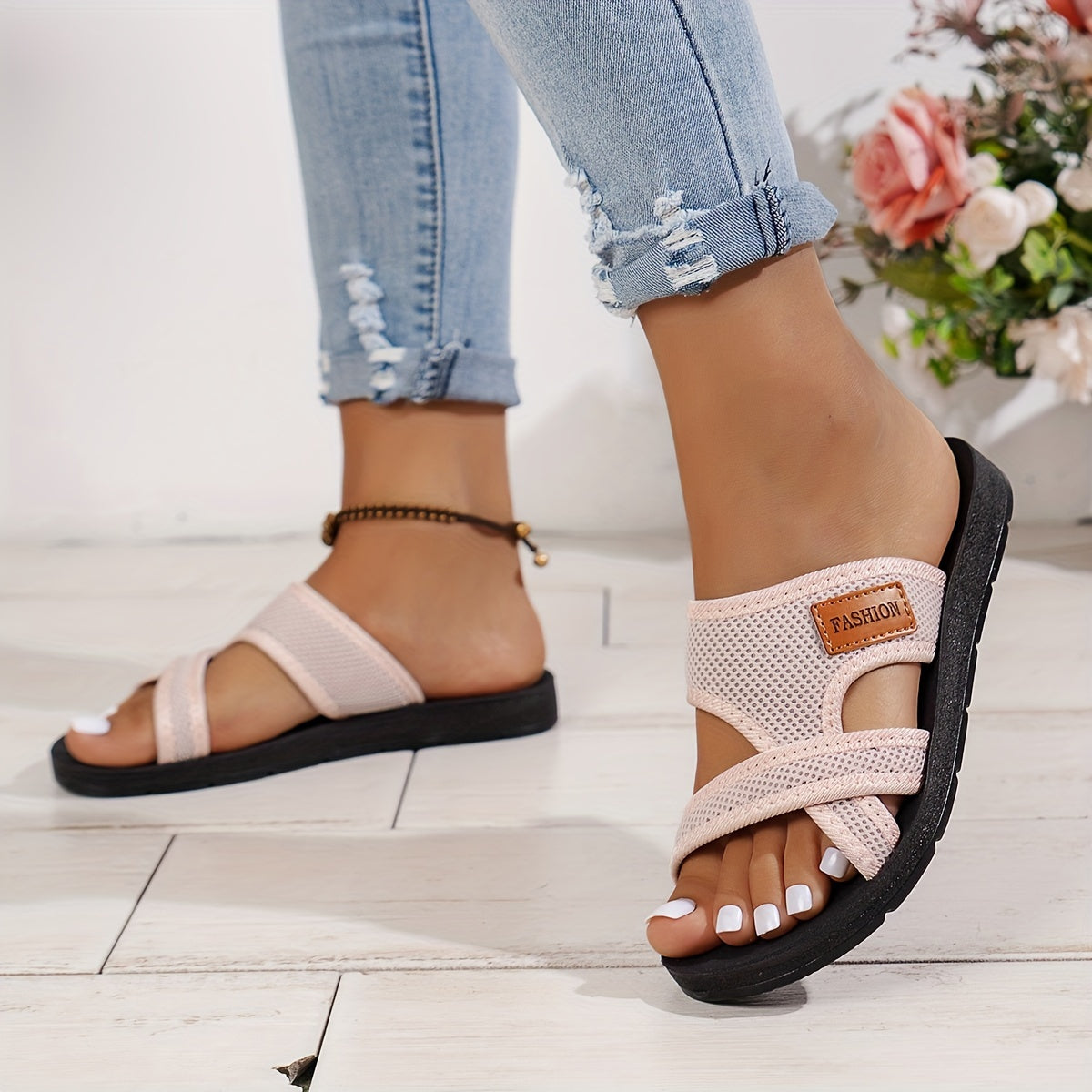 Montarello Women's Sporty Breathable Mesh Slide Sandals
