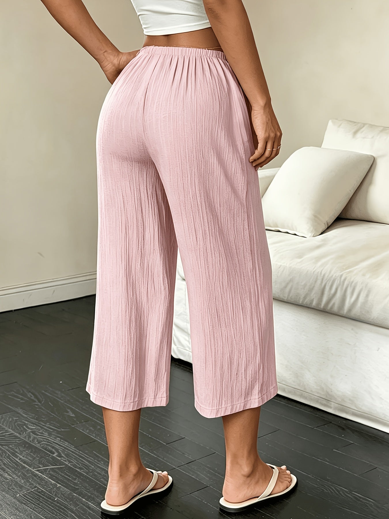 Montarello Wide-Leg Women's Cropped Trousers