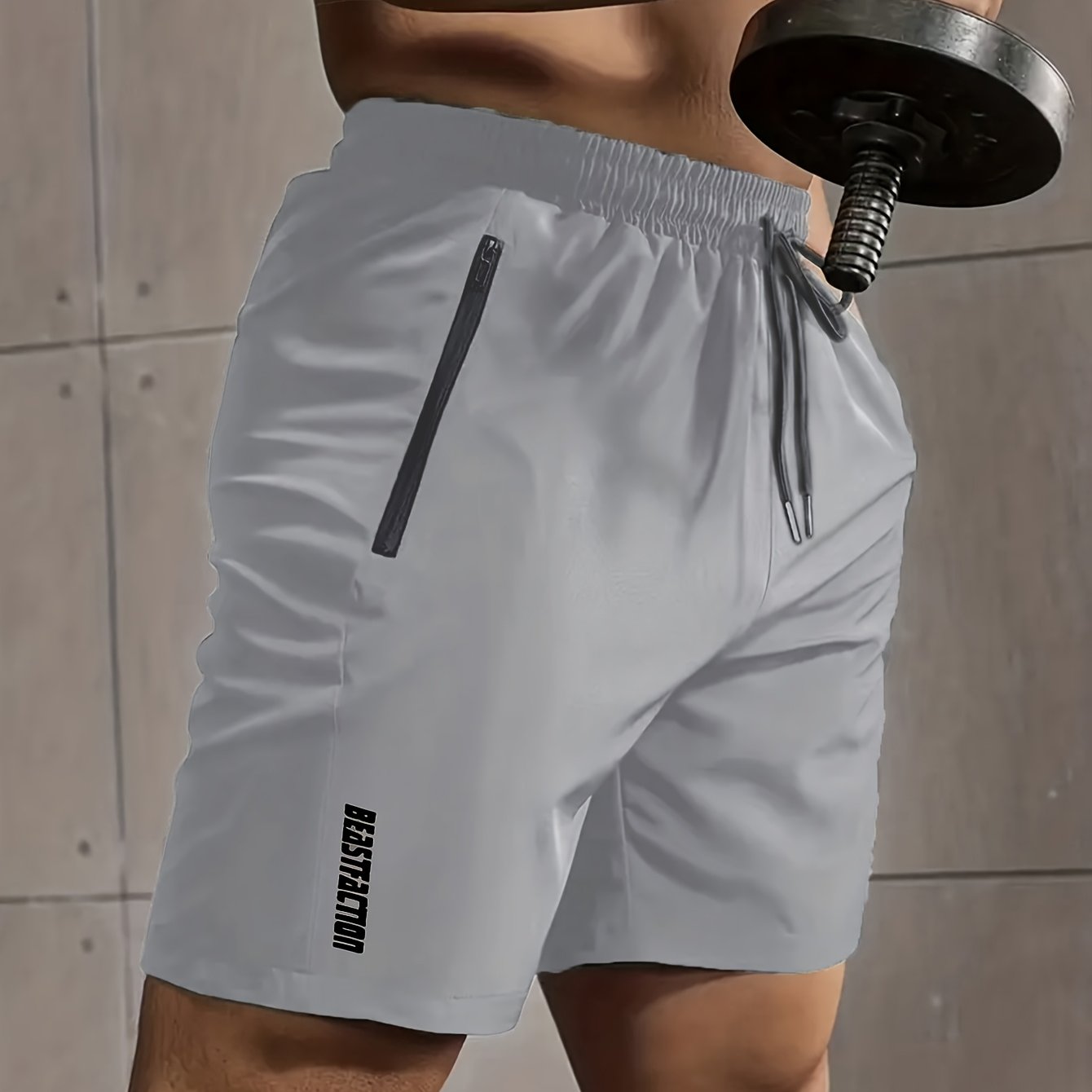 Montarello Zip Pocket Men's Gym Shorts