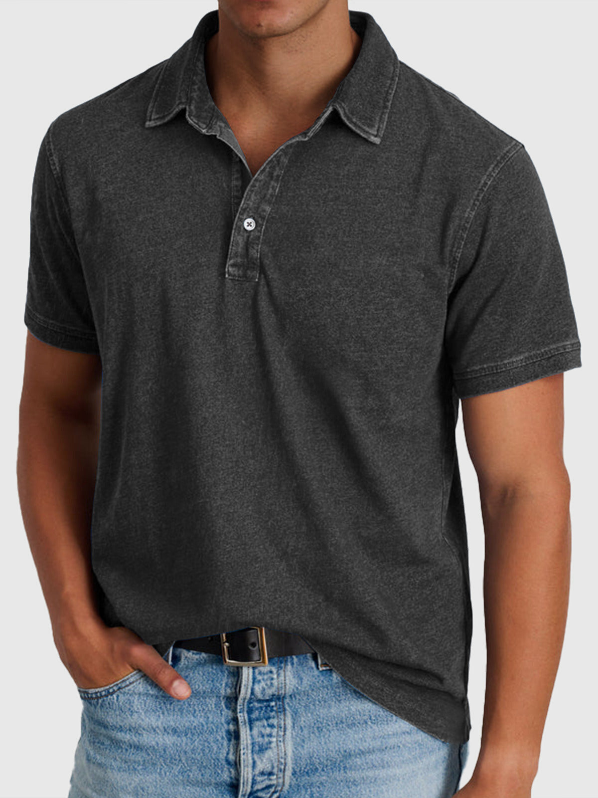 Montarello Men's Cotton Polo Shirt Short Sleeve Regular Fit