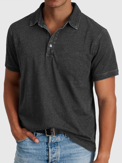 Montarello Men's Cotton Polo Shirt Short Sleeve Regular Fit