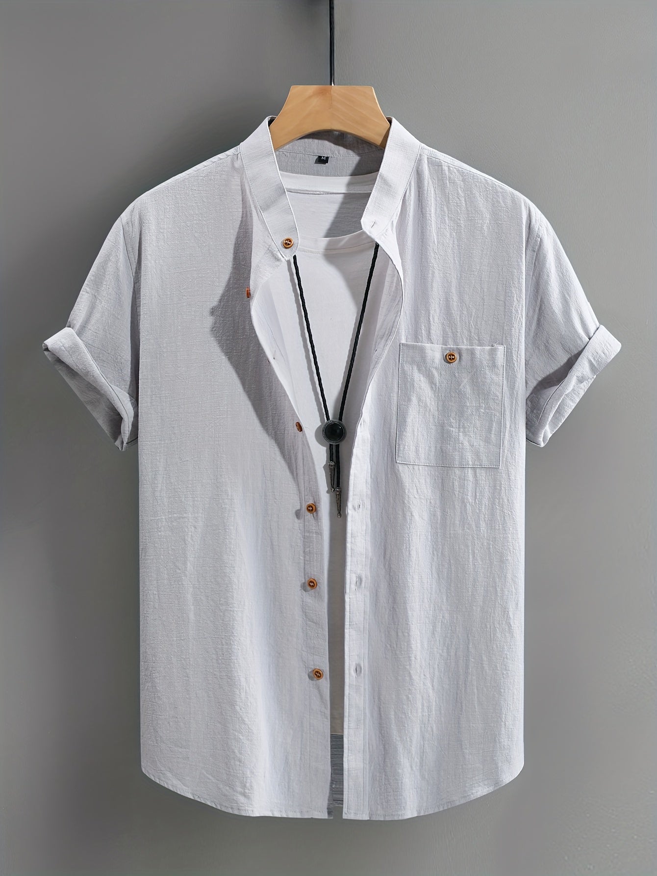 Montarello Button-Up Men's Short Sleeve Shirt