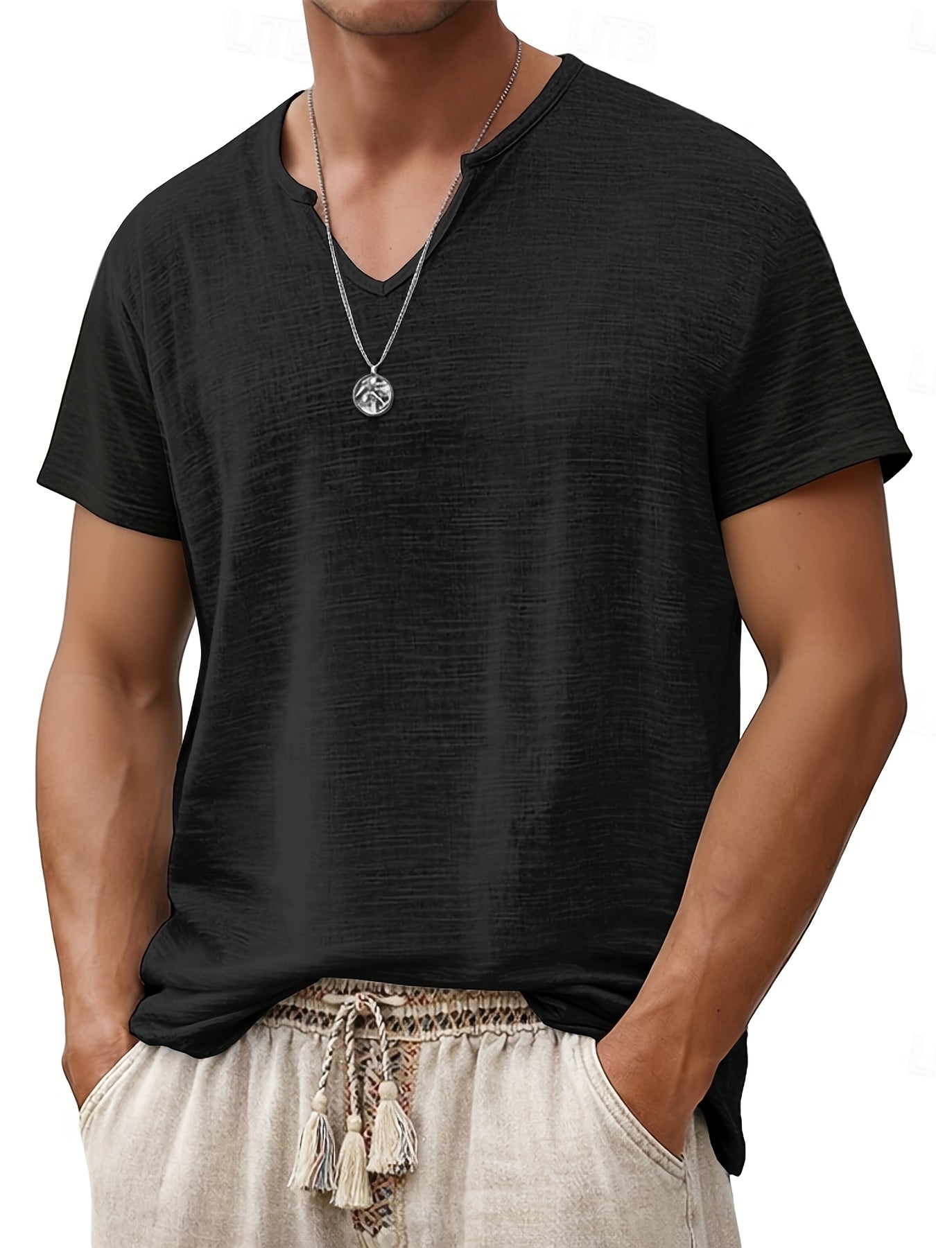 Montarello V-Neck Men's T-Shirt