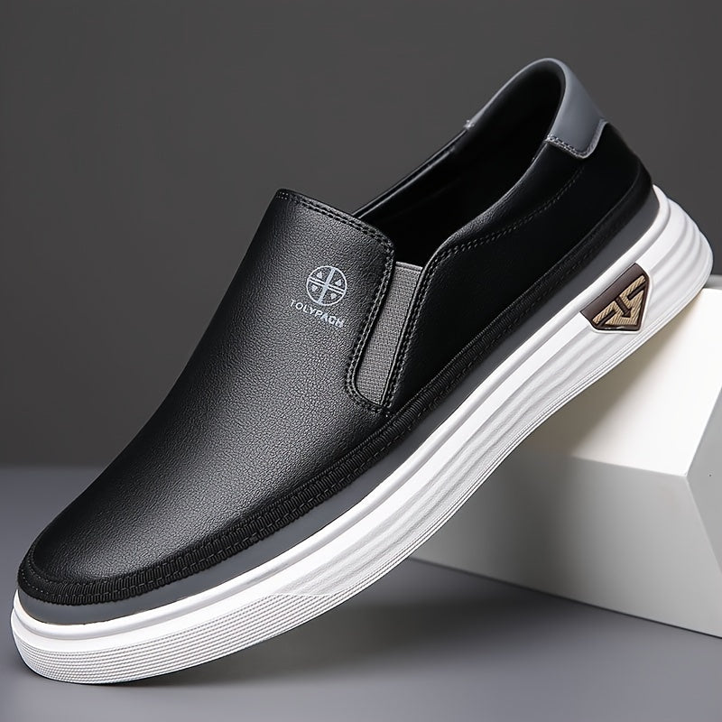 Montarello Leather-Look Men's Slip-On Loafers