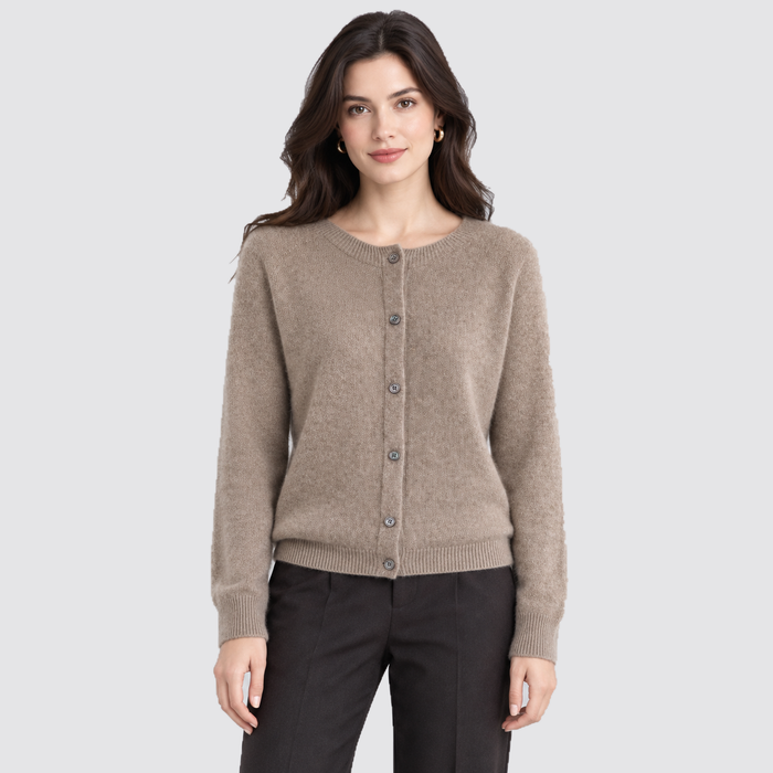 Montarello cardigan — Brown — front
