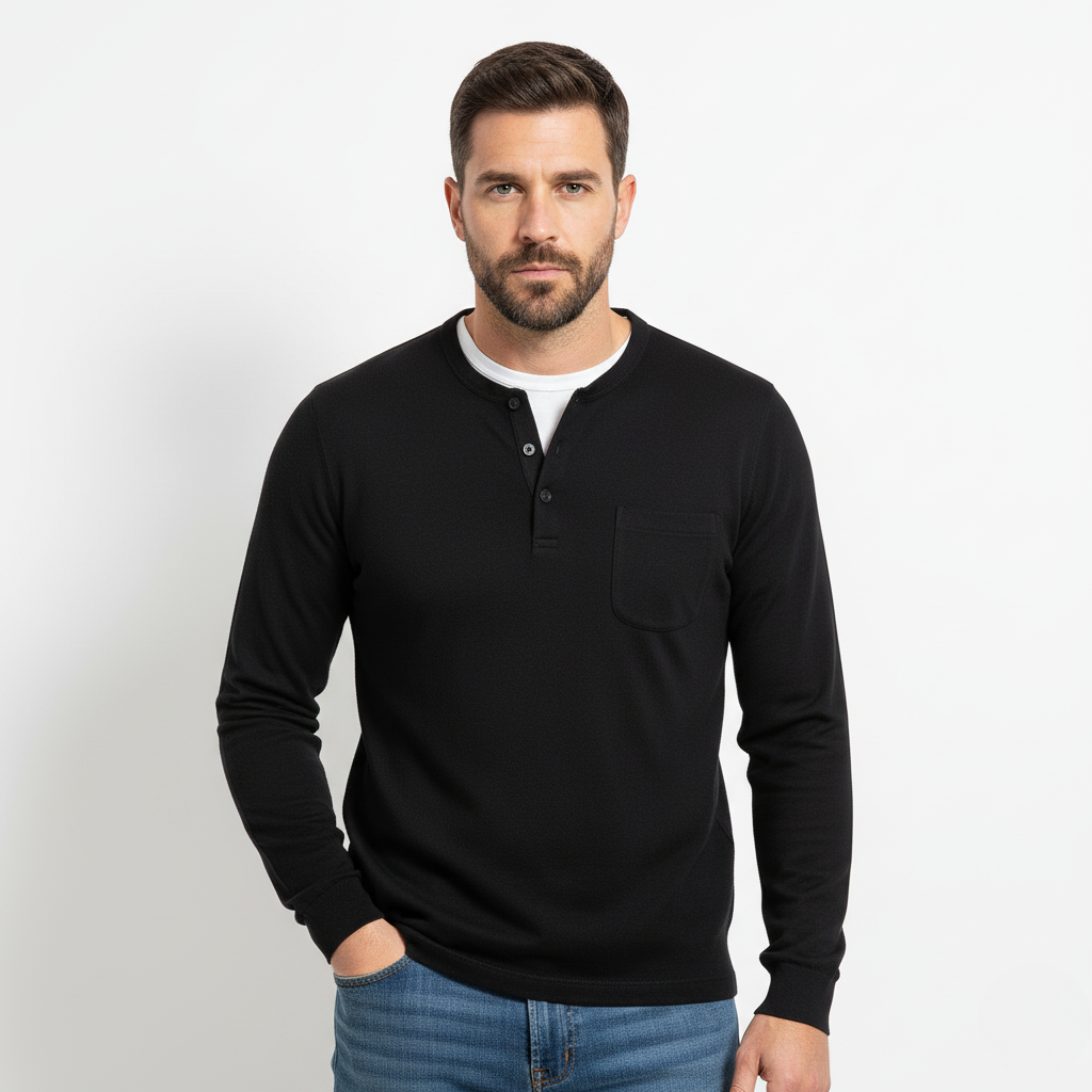 Montarello Modern Stand-Collar Polo