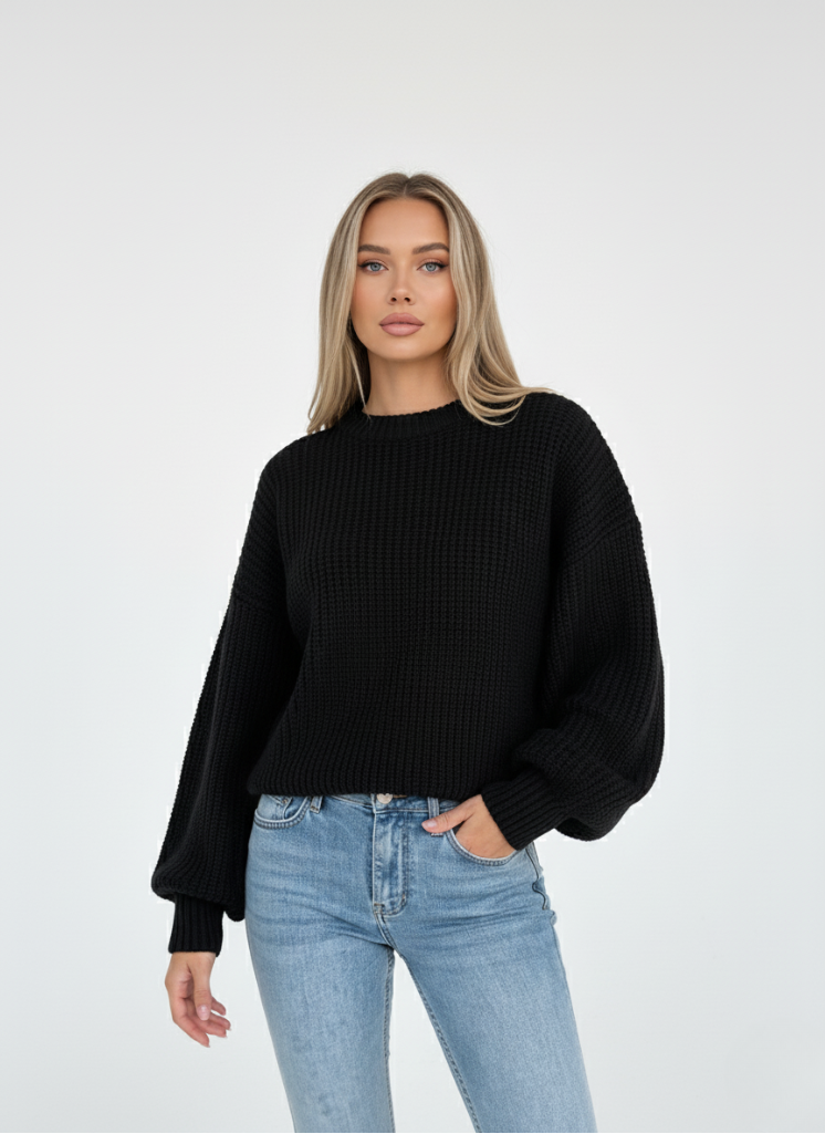 Montarello SoftWaves Knit Sweater – Pastel Yellow