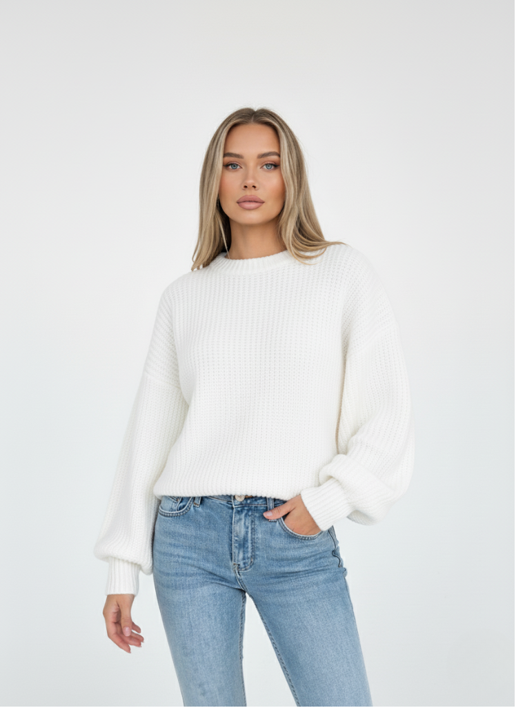 Montarello SoftWaves Knit Sweater – Pastel Yellow