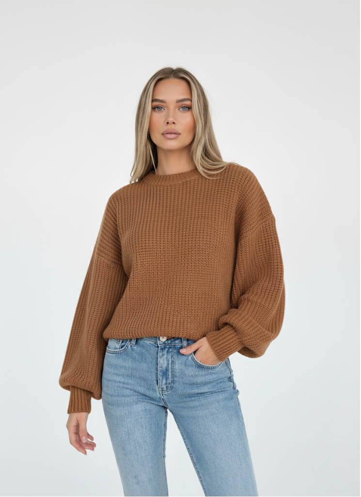 Montarello SoftWaves Knit Sweater – Pastel Yellow
