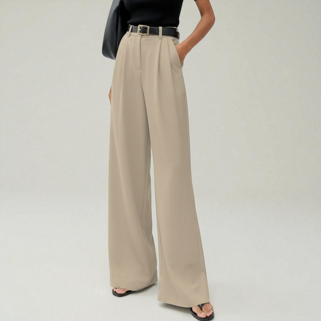 Montarello LuxeTailor High-Waisted Wide-Leg Trousers