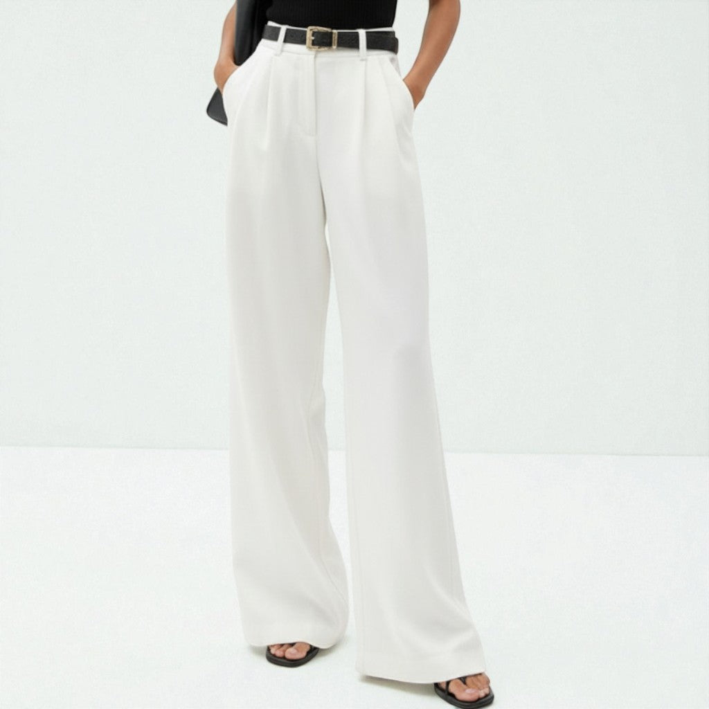 Montarello LuxeTailor High-Waisted Wide-Leg Trousers