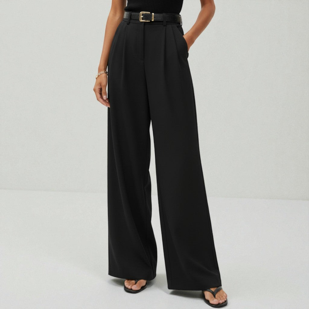 Montarello LuxeTailor High-Waisted Wide-Leg Trousers