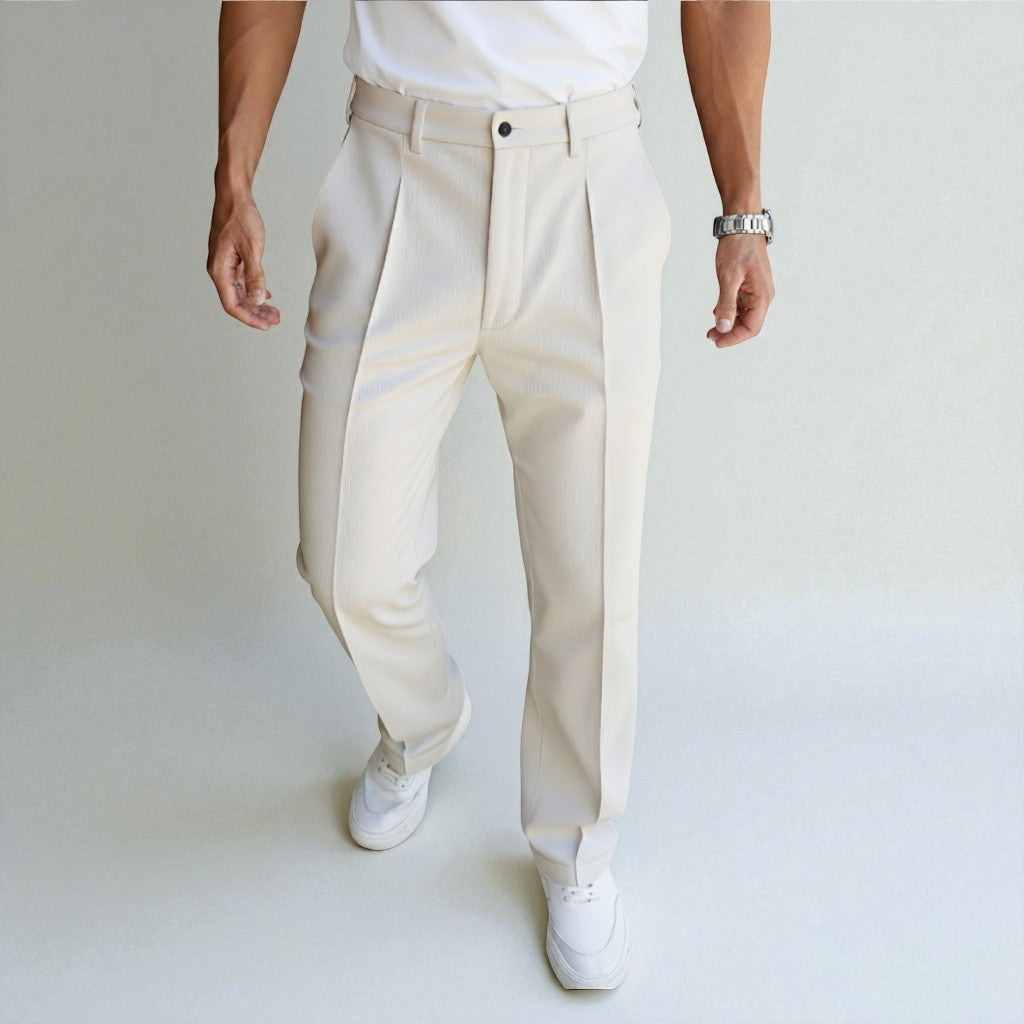Montarello Tailored Stretch Casual Trousers