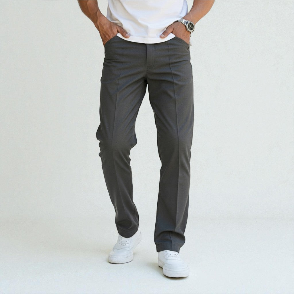 Montarello Tailored Stretch Casual Trousers