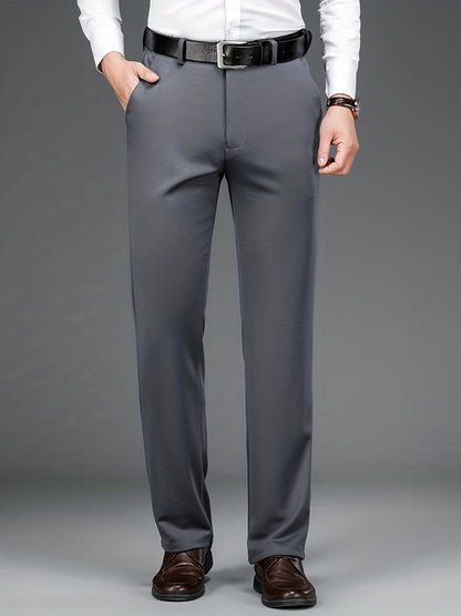 Montarello Men's Formal Trousers Straight Leg
