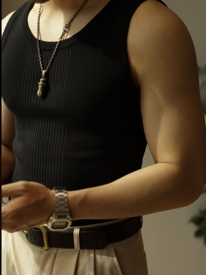 Montarello Men’s Ribbed Tank Top