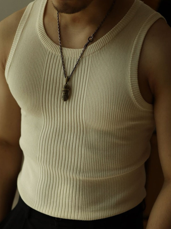 Montarello Men’s Ribbed Tank Top