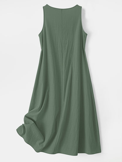 Montarello V-Neck Sleeveless Maxi Dress Women's