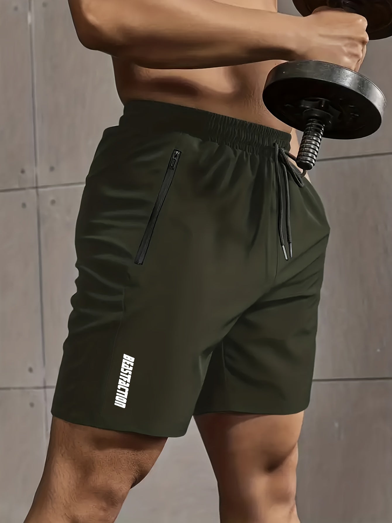 Montarello Zip Pocket Men's Gym Shorts