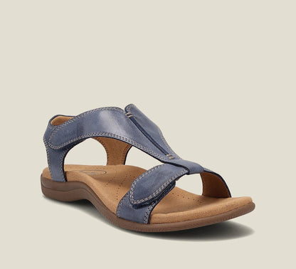Montarello Women's T-Bar Flat Sandals Cushioned Footbed
