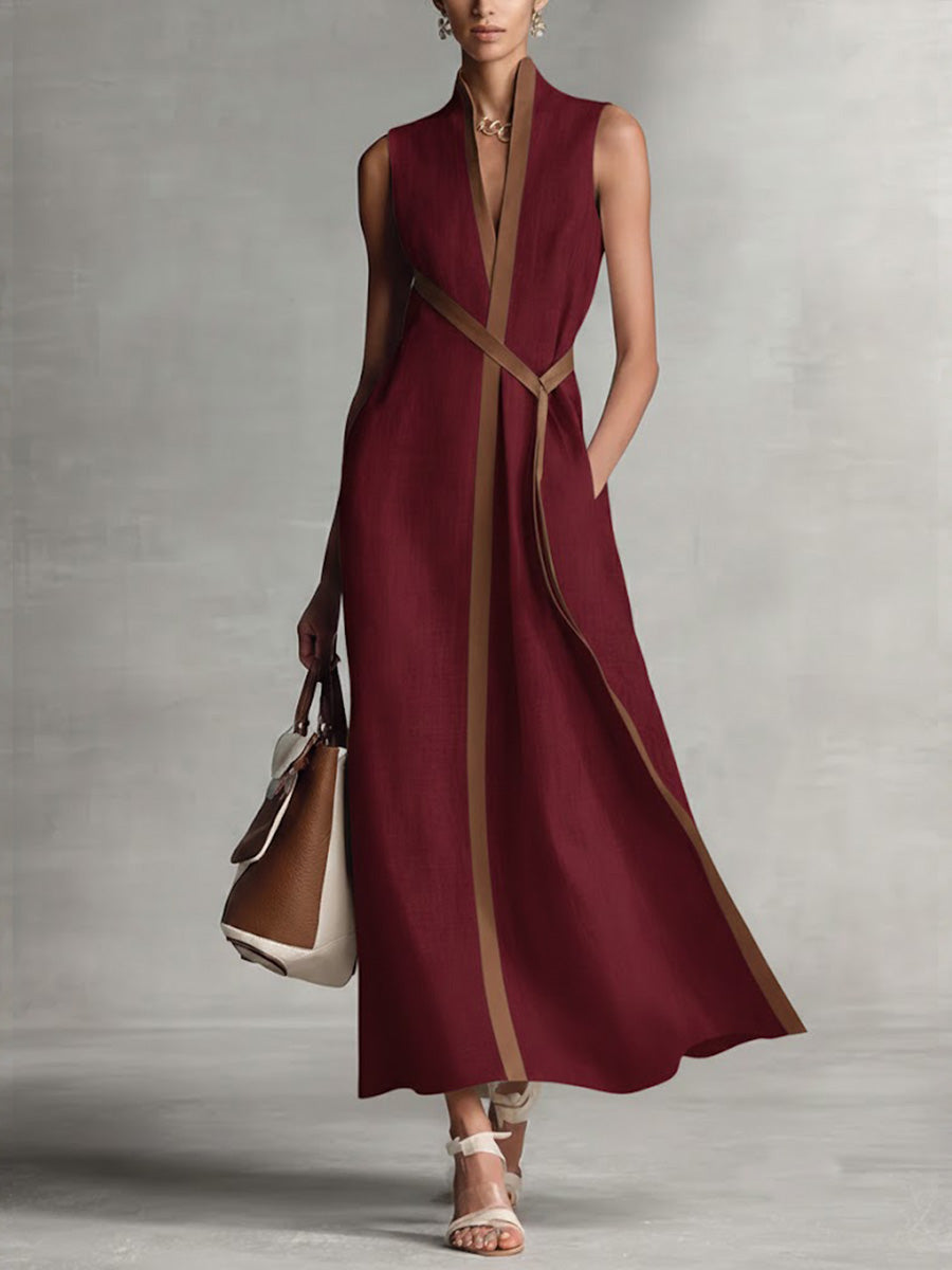 Montarello Lightweight Sleeveless Maxi Dress