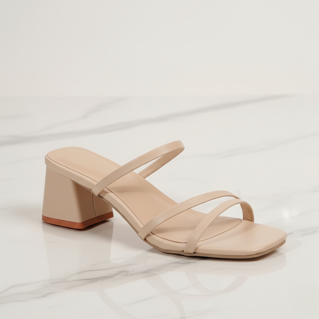 Montarello Serene Minimalist Block Sandals