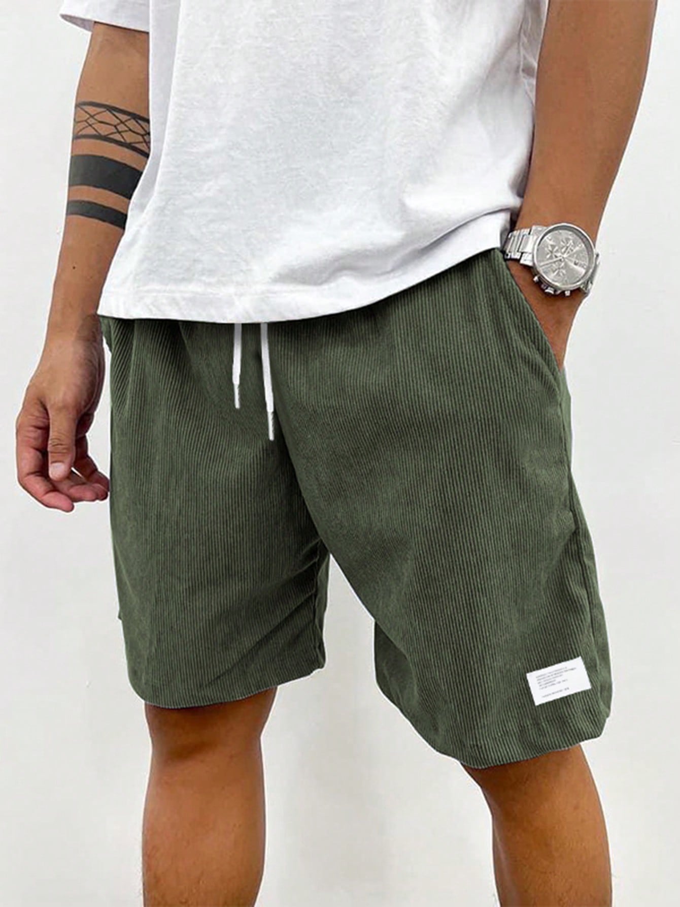 Montarello Men’s Stretch Corduroy Shorts