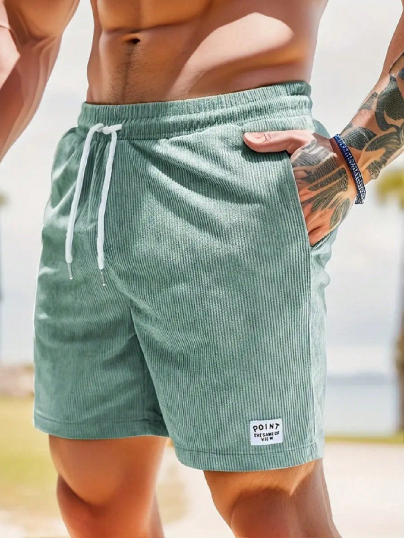 Montarello Men’s Stretch Corduroy Shorts