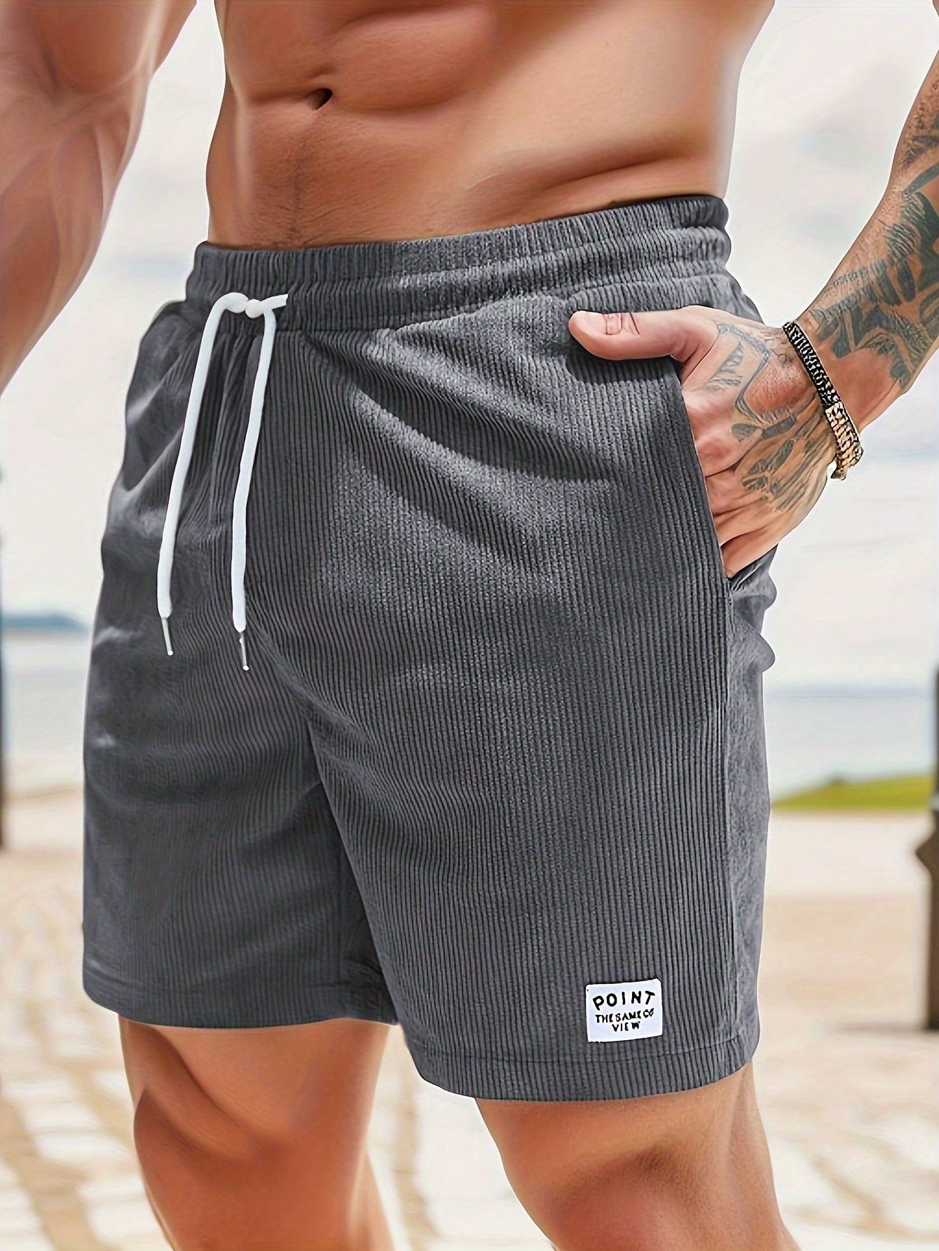 Montarello Men’s Stretch Corduroy Shorts