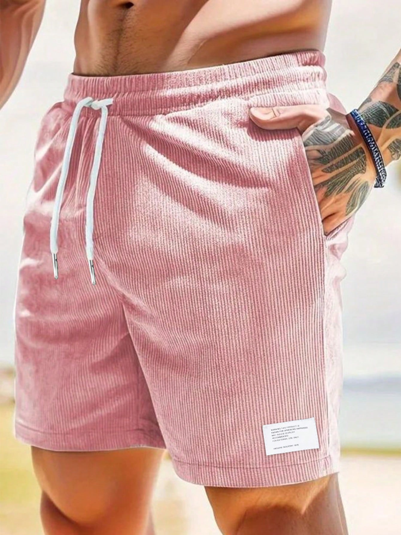Montarello Men’s Stretch Corduroy Shorts