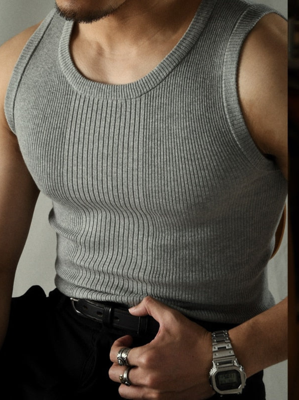 Montarello Men’s Ribbed Tank Top