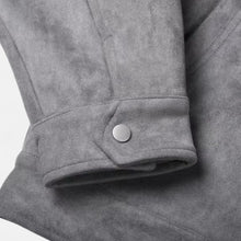 Montarello Men's Suede-Look Jacket with Relaxed Fit