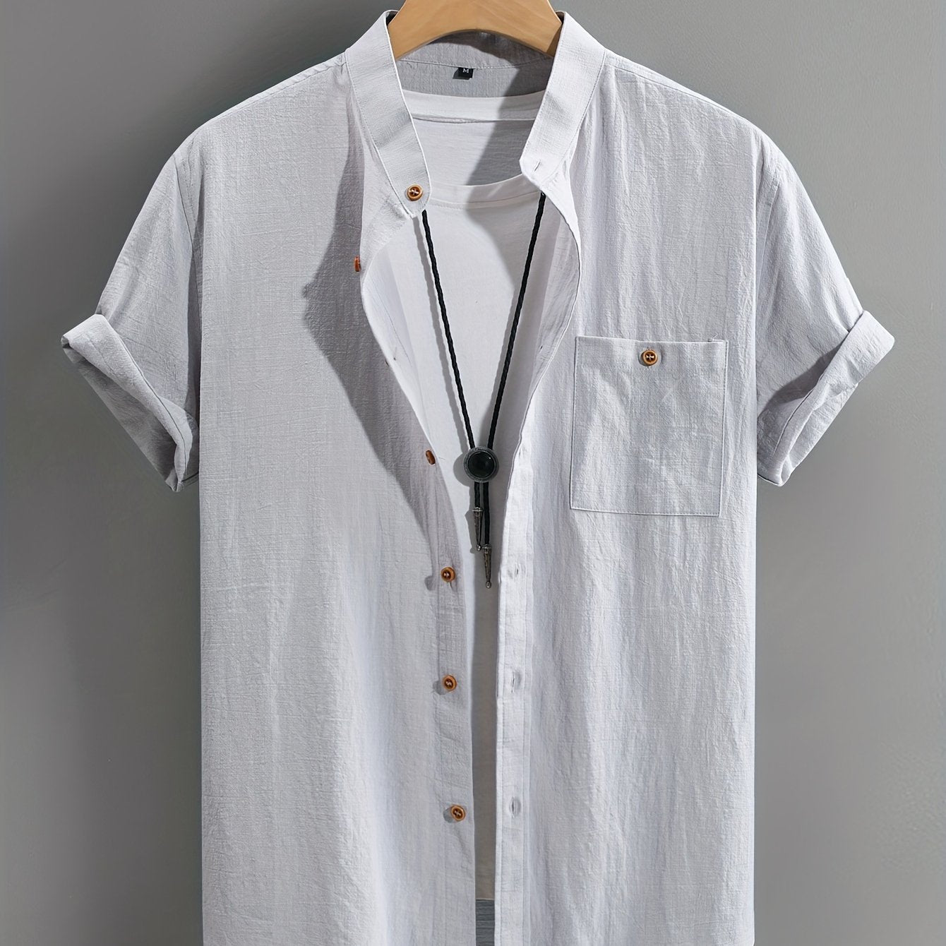 Montarello Button-Up Men's Short Sleeve Shirt