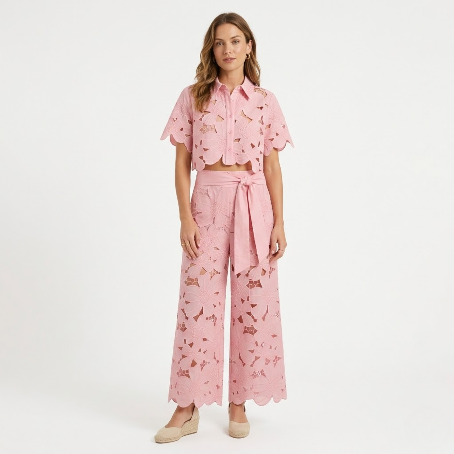 Montarello Women’s Embroidered Co-Ord Set