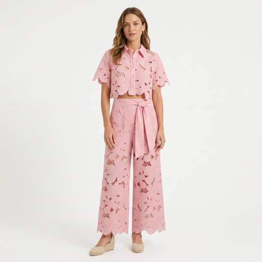 Montarello Women’s Embroidered Co-Ord Set