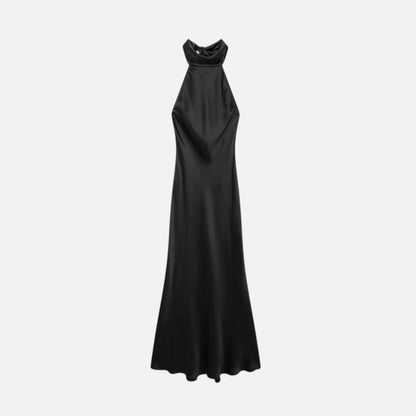 Montarello Women’s Backless Satin Long Dress